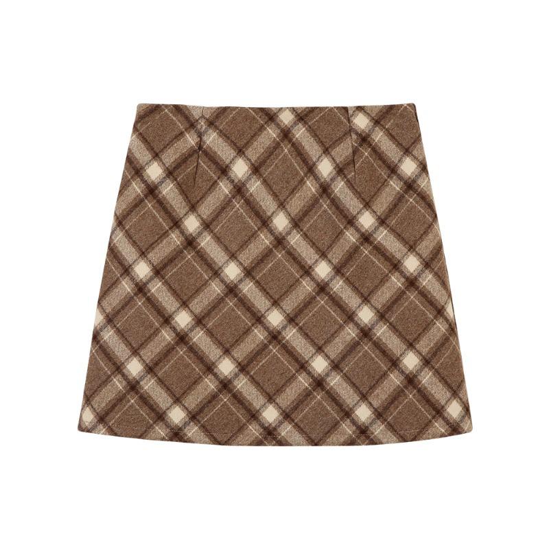 550 Plaid Wool A-line High-Waisted Skirt - Short, Thick, and Ideal for Autumn/Winter Extra Large хакі
550 Plaid Wool A-line High-Waisted Skirt - Short, Thick, and Ideal for Autumn/Winter Extra Large хакі