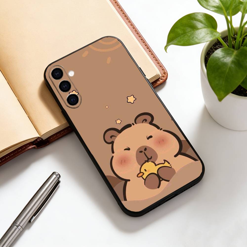Capybara Phone Case For Samsung Galaxy A73,A72,A71,A70,A53,A52,A51,Soft Silicone Black Cover Samsung a40
Capybara Phone Case For Samsung Galaxy A73,A72,A71,A70,A53,A52,A51,Soft Silicone Black Cover Samsung a40