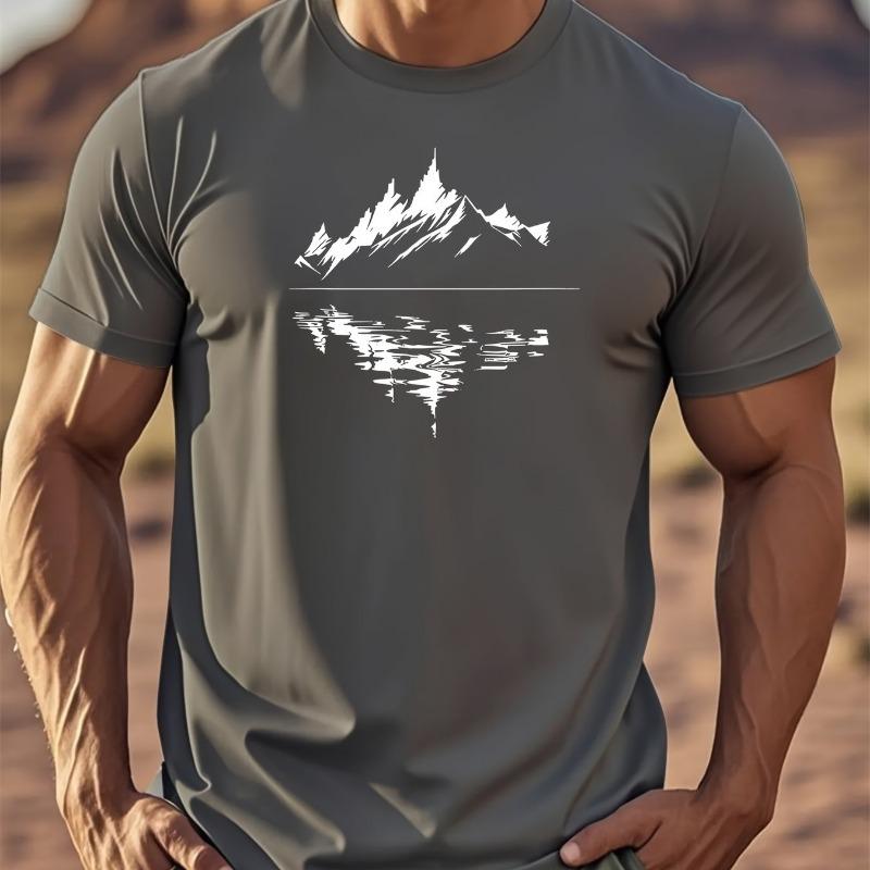 Men S Summer Fitness Training T-Shirt - Breathable Sweat-Absorbent Wrinkle-Resistant Casual Sports Tee with Mountain Lake Print 3XL сірий
Men S Summer Fitness Training T-Shirt - Breathable Sweat-Absorbent Wrinkle-Resistant Casual Sports Tee with Mountain Lake Print 3XL сірий