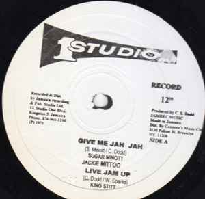12inch Record SUGAR MINOTT; JACKIE MITTOO / KING - Give Me Jah Jah; Version (Press Noi none Studio One 1978 Jamaica Reggae, Ska & Dub
12inch Record SUGAR MINOTT; JACKIE MITTOO / KING - Give Me Jah Jah; Version (Press Noi none Studio One 1978 Jamaica Reggae, Ska & Dub
