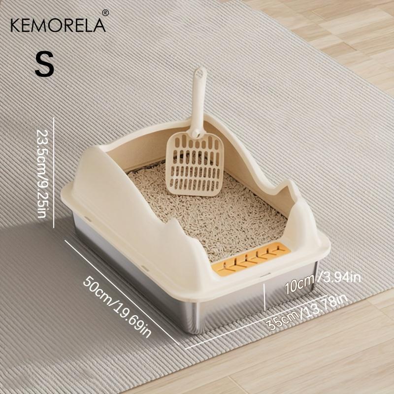 KEMORELA Нержавеющая сталь Кошачий лоток Экстра Большой Высокобортовый Металлический лоток для Больших Кошек Антипригарный Антизапах Герметичный 50CM хаки
KEMORELA Нержавеющая сталь Кошачий лоток Экстра Большой Высокобортовый Металлический лоток для Больших Кошек Антипригарный Антизапах Герметичный 50CM хаки