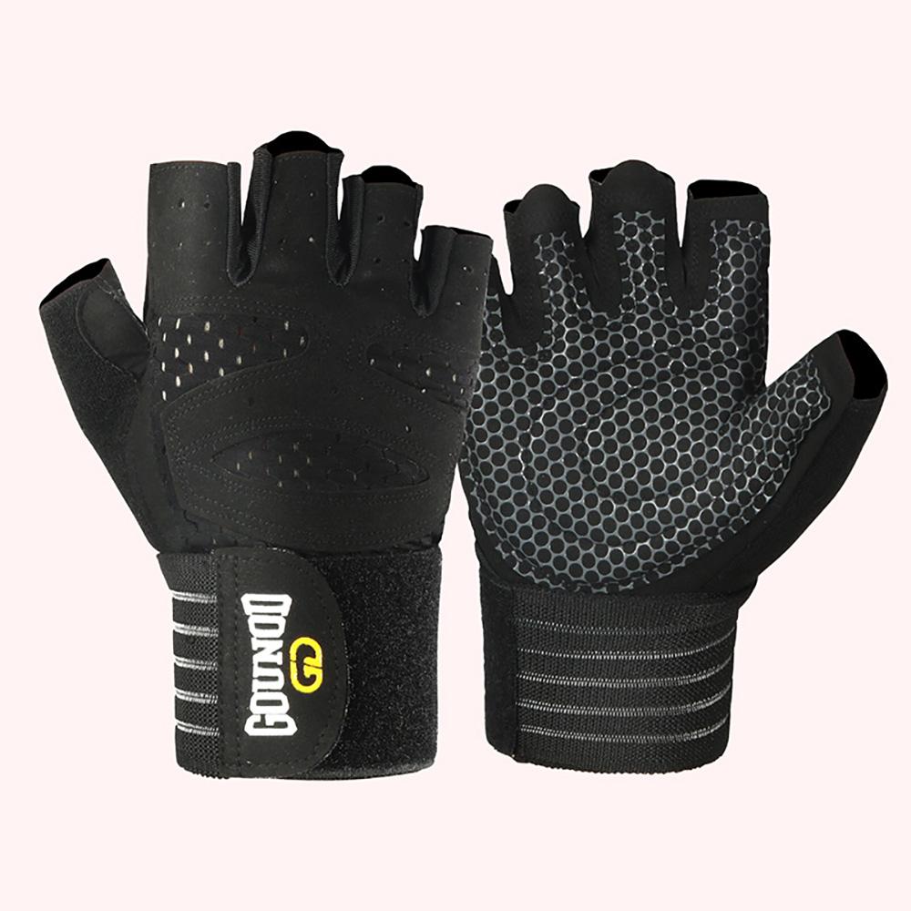 Ventilated Gym Gloves for Men Women with Wrist Support Full Palm Protection Weightlifting Training Fitness Pull Ups Workout S
Ventilated Gym Gloves for Men Women with Wrist Support Full Palm Protection Weightlifting Training Fitness Pull Ups Workout S