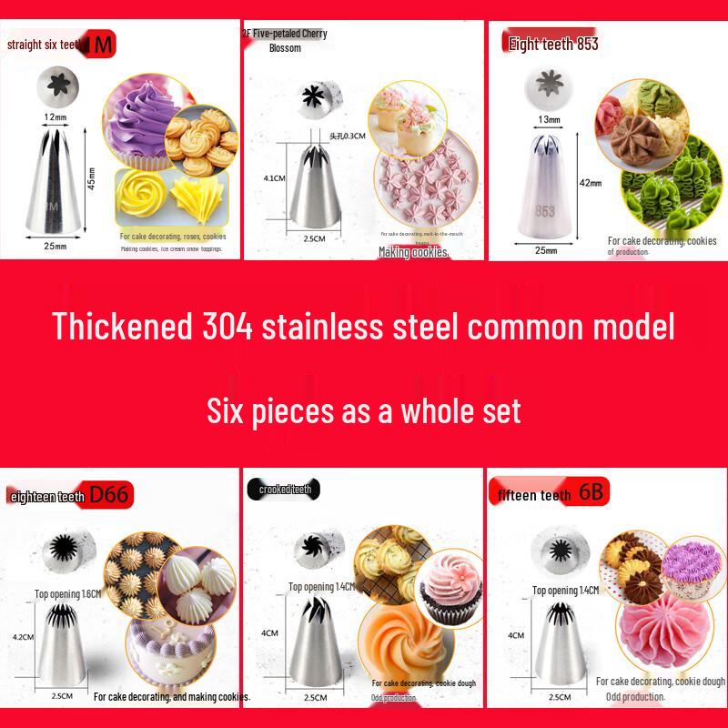 Большая зубчатая кондитерская насадка
Большая зубчатая кондитерская насадка