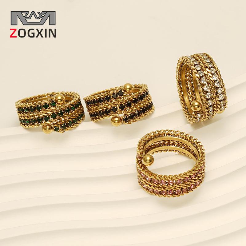 European & American 18K Gold Stainless Steel Full Diamond Adjustable Multi-Layer Ring One Size розовый
European & American 18K Gold Stainless Steel Full Diamond Adjustable Multi-Layer Ring One Size розовый