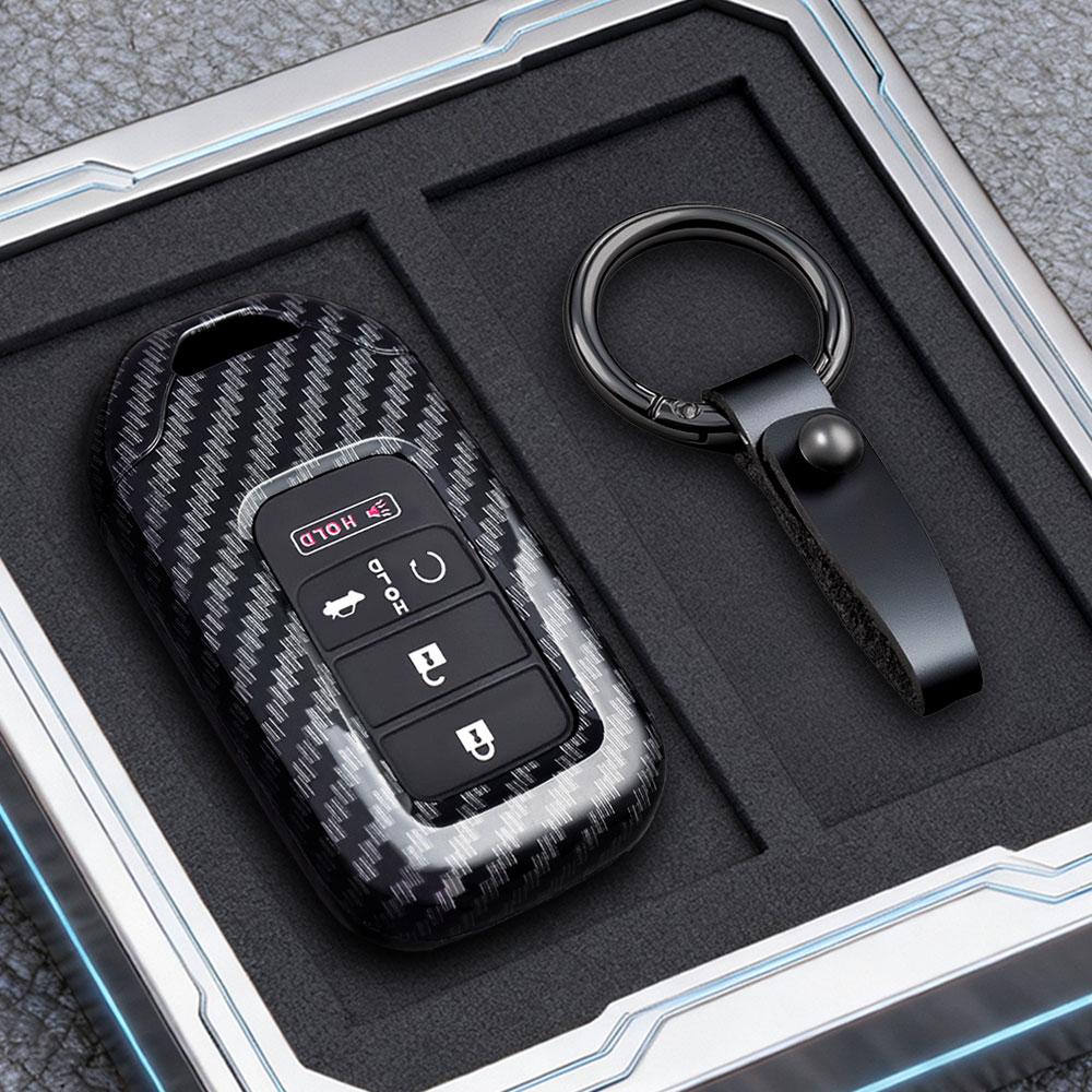 5 Buttons Carbon Abs Car Key Case Cover For Honda Civic Crv Accord Cr-V Pilot - Keychain Holder Shell Protector
5 Buttons Carbon Abs Car Key Case Cover For Honda Civic Crv Accord Cr-V Pilot - Keychain Holder Shell Protector