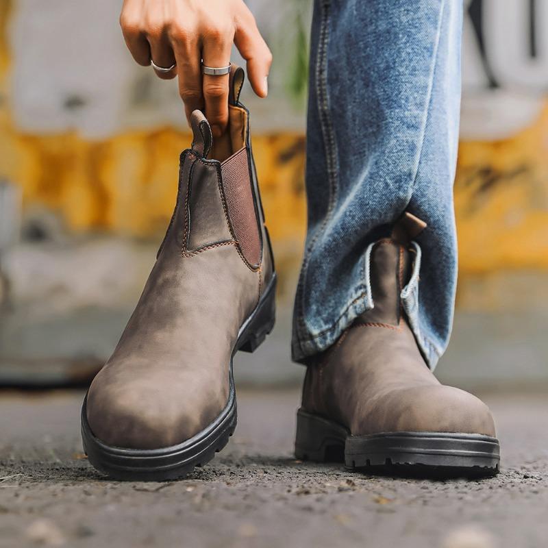 Retro Men s Boots Slip on Leather Boots Unisex Outdoor Non-slip Chelsea Boots British Style Work Boot Platform Formal Ankle Boot 35 коричневый
Retro Men s Boots Slip on Leather Boots Unisex Outdoor Non-slip Chelsea Boots British Style Work Boot Platform Formal Ankle Boot 35 коричневый