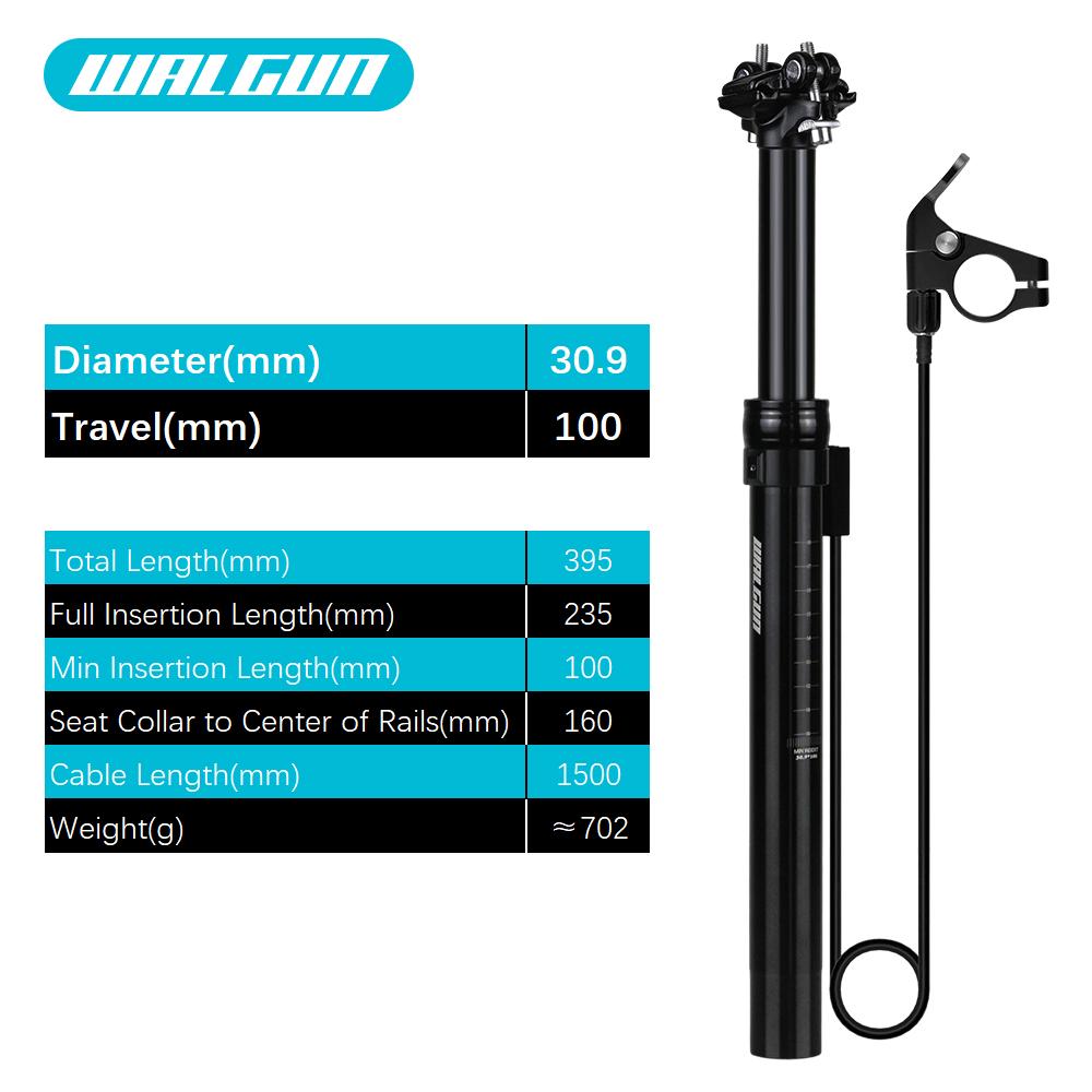 SP27A Bicycle Seat Post Dropper for Mtb 27.2/30.9/31.6mm Remote Control Bike Telescopic Seatpost Hydraulic Middle External Cable
SP27A Bicycle Seat Post Dropper for Mtb 27.2/30.9/31.6mm Remote Control Bike Telescopic Seatpost Hydraulic Middle External Cable