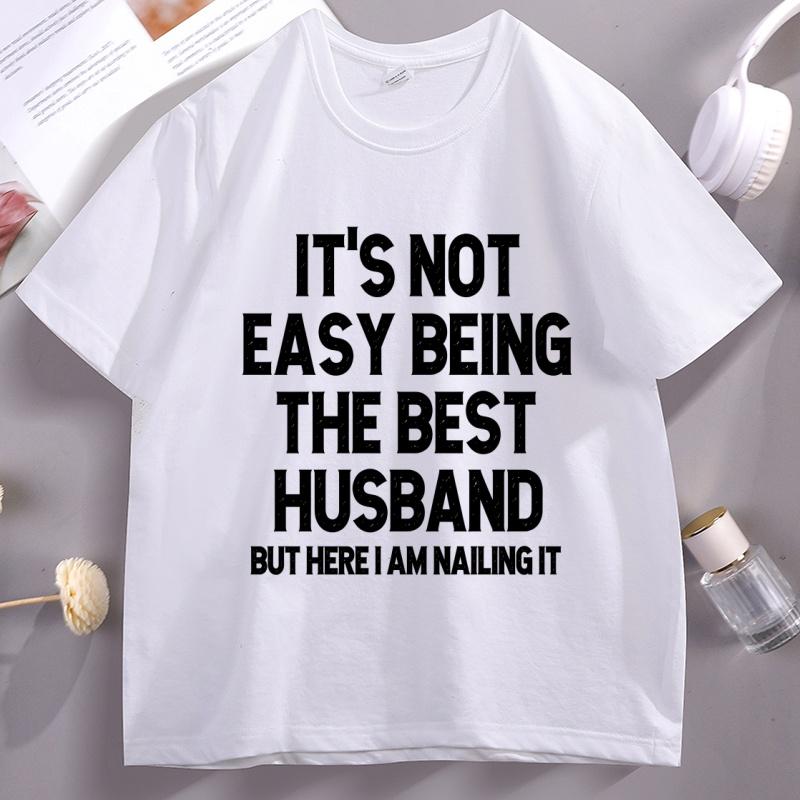 Husband Gift From Wife Husband Birthday Clothes Newly Married T Shirt Unisex Casual Short Sleeve Round Neck Tees Male Clothing 4XL
Husband Gift From Wife Husband Birthday Clothes Newly Married T Shirt Unisex Casual Short Sleeve Round Neck Tees Male Clothing 4XL