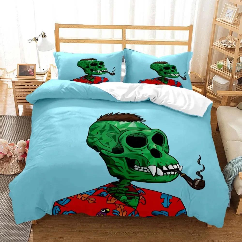Hip Hop Fun Skull Print Quilt Cover Pillow Cover skull bedding set Soft and comfortable Personalized customization 135x200cm
Hip Hop Fun Skull Print Quilt Cover Pillow Cover skull bedding set Soft and comfortable Personalized customization 135x200cm