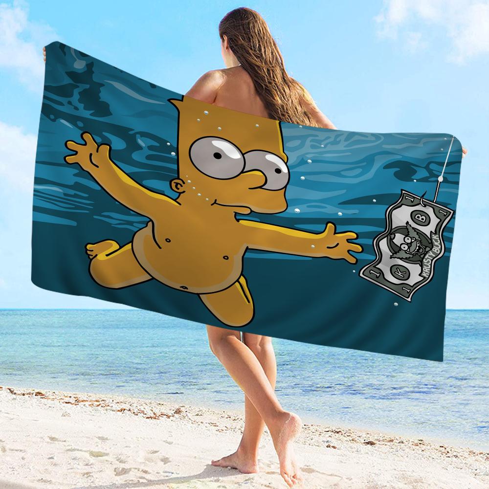T-The S-Simpsons Beach Towel Cartoon Cute Summer Kids Large Bath Pool Beach Towel Microfiber Absorbent for Swimming Travel W30*H60(CM)
T-The S-Simpsons Beach Towel Cartoon Cute Summer Kids Large Bath Pool Beach Towel Microfiber Absorbent for Swimming Travel W30*H60(CM)