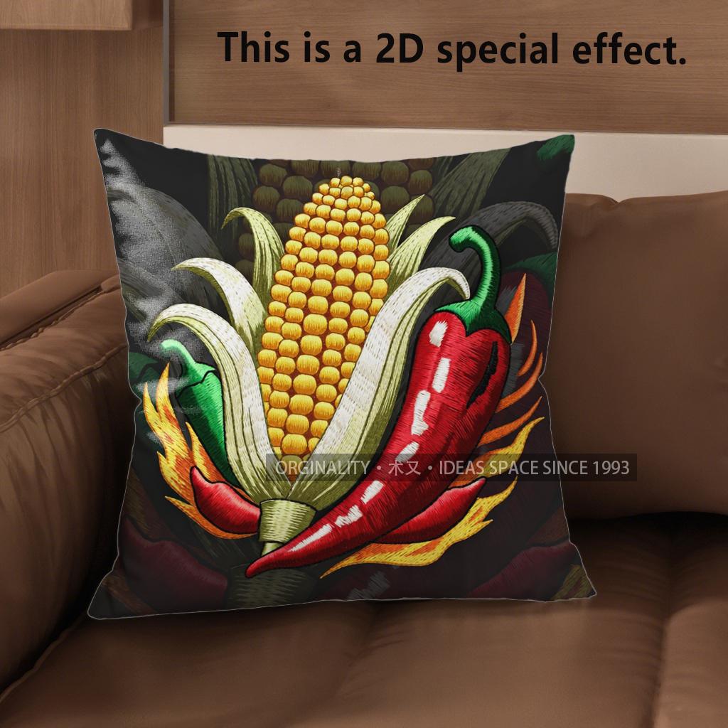 2D Vintage Farm Vegetables Corn Chili Throw Pillow Covers** Pattern Cushion Cover Suitable For Sofa Bedroom Car Pillow Cover 40x40cm
2D Vintage Farm Vegetables Corn Chili Throw Pillow Covers** Pattern Cushion Cover Suitable For Sofa Bedroom Car Pillow Cover 40x40cm