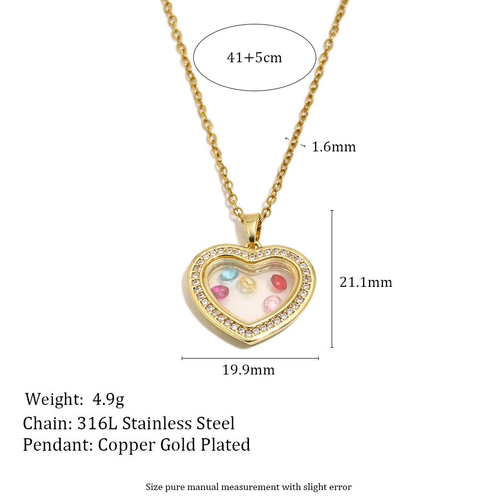 MamacitaSlay 316L Stainless Steel Heart Sun Moon Star Necklace 18K Gold Plated Waterproof Jewelry For Women Party Everyday Wear 46cm
MamacitaSlay 316L Stainless Steel Heart Sun Moon Star Necklace 18K Gold Plated Waterproof Jewelry For Women Party Everyday Wear 46cm