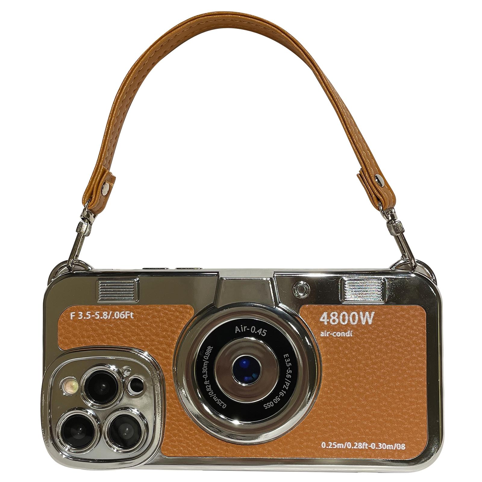 Для iPhone 13 Pro Max 6,7 дюйма Чехол Дизайн камеры Гальванизированная кожа+ТПУ Чехол с ремешком Brown
Для iPhone 13 Pro Max 6,7 дюйма Чехол Дизайн камеры Гальванизированная кожа+ТПУ Чехол с ремешком Brown