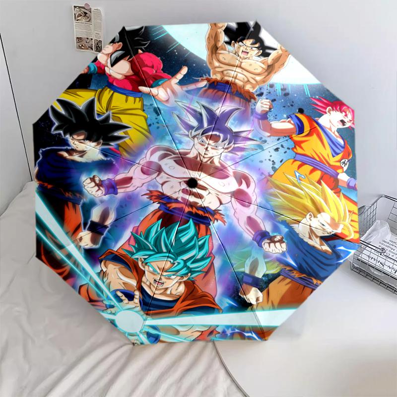 Візерунок персонажів Dragon Ball, автоматична складана парасолька, портативна та складана конструкція, 8 спиць, різдвяний або подарунок на день народження.
Візерунок персонажів Dragon Ball, автоматична складана парасолька, портативна та складана конструкція, 8 спиць, різдвяний або подарунок на день народження.