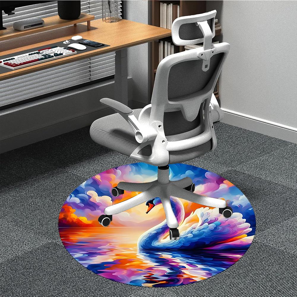 1pc Swan, Sunset Chair Carpet for Office - Durable, Ideal for Chair Mats, Stylish & Functional Decorative Rug yy260130011 80cm by 80cm
1pc Swan, Sunset Chair Carpet for Office - Durable, Ideal for Chair Mats, Stylish & Functional Decorative Rug yy260130011 80cm by 80cm