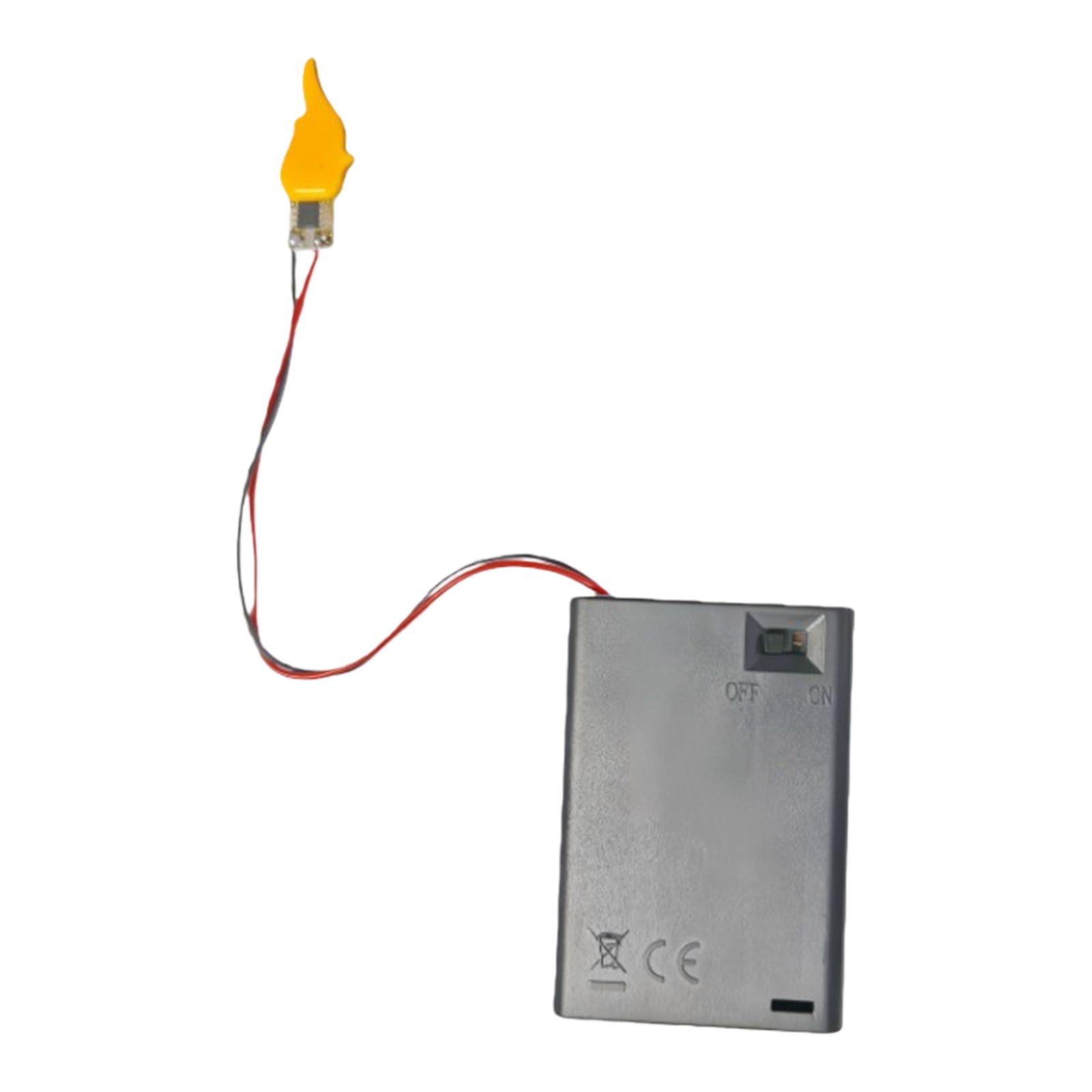 3 3V-5V Simulated Candle Flame Lamp Circuit Board with Battery Box Flame Lamp Wick for Candle Light Flicker Simulation
3 3V-5V Simulated Candle Flame Lamp Circuit Board with Battery Box Flame Lamp Wick for Candle Light Flicker Simulation