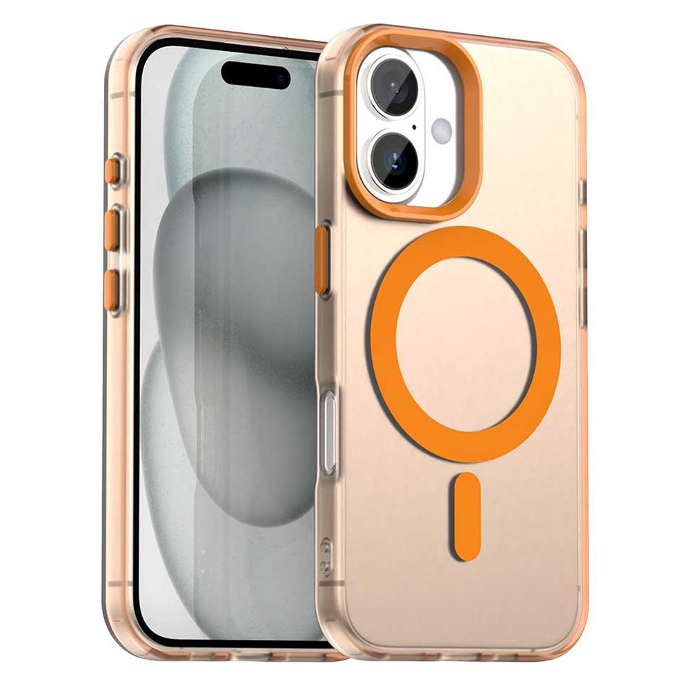 For iPhone 17 Case Compatible with MagSafe Anti Drop Hybrid Phone Back Cover Orange
For iPhone 17 Case Compatible with MagSafe Anti Drop Hybrid Phone Back Cover Orange