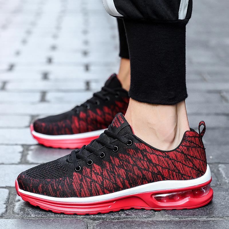 Men s shoes fly-woven trend air cushion running shoes men s sports shoes casual mesh large size couple travel shoes women 45
Men s shoes fly-woven trend air cushion running shoes men s sports shoes casual mesh large size couple travel shoes women 45