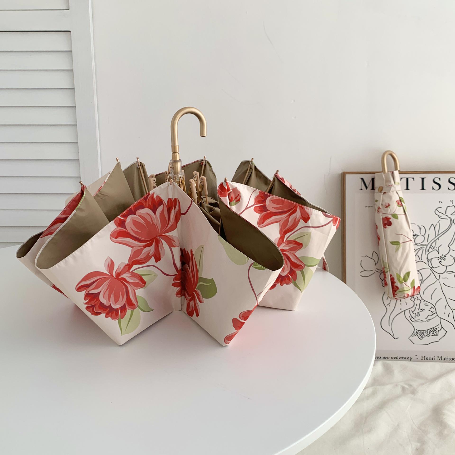 Compact Retro Sun and Rain Umbrella - Stylish, UV-Protective, Folding Design for Women
Compact Retro Sun and Rain Umbrella - Stylish, UV-Protective, Folding Design for Women