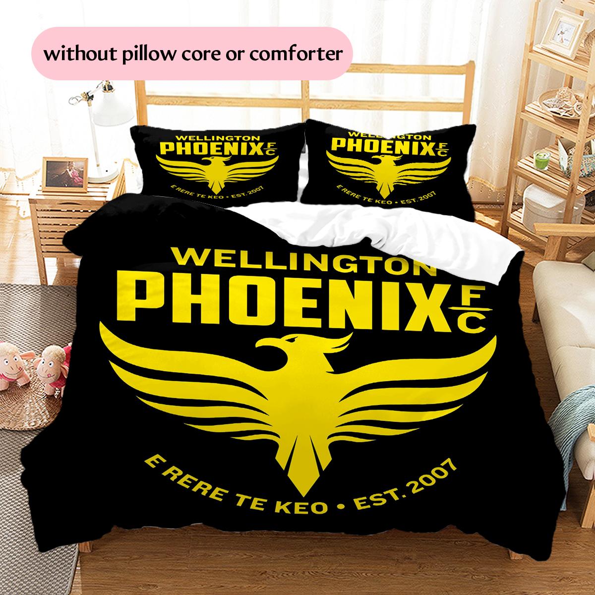 Wellington Phoenix FC Pattern Bedding Home Decoration Birthday & Festival Gift (1 * duvet cover + 2 * pillowcase, without core) 135x200cm
Wellington Phoenix FC Pattern Bedding Home Decoration Birthday & Festival Gift (1 * duvet cover + 2 * pillowcase, without core) 135x200cm