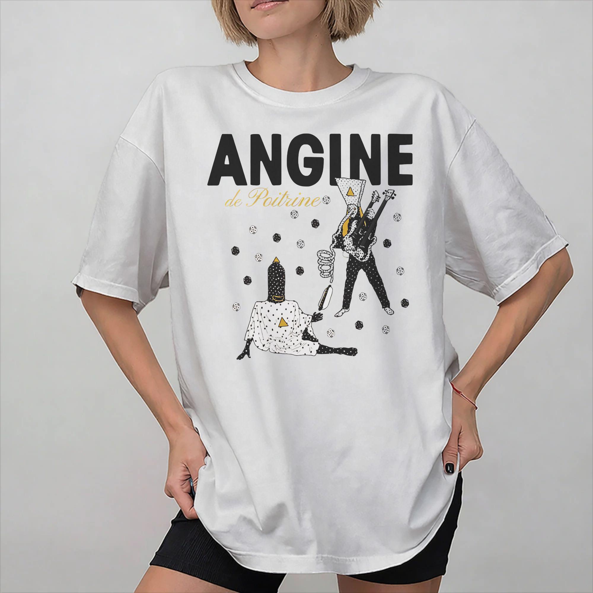 Angine de Poitrine Band Merch Unisex Women T Shirts Pure Cotton Tee Graphic Tshirt Clothes 4XL
Angine de Poitrine Band Merch Unisex Women T Shirts Pure Cotton Tee Graphic Tshirt Clothes 4XL