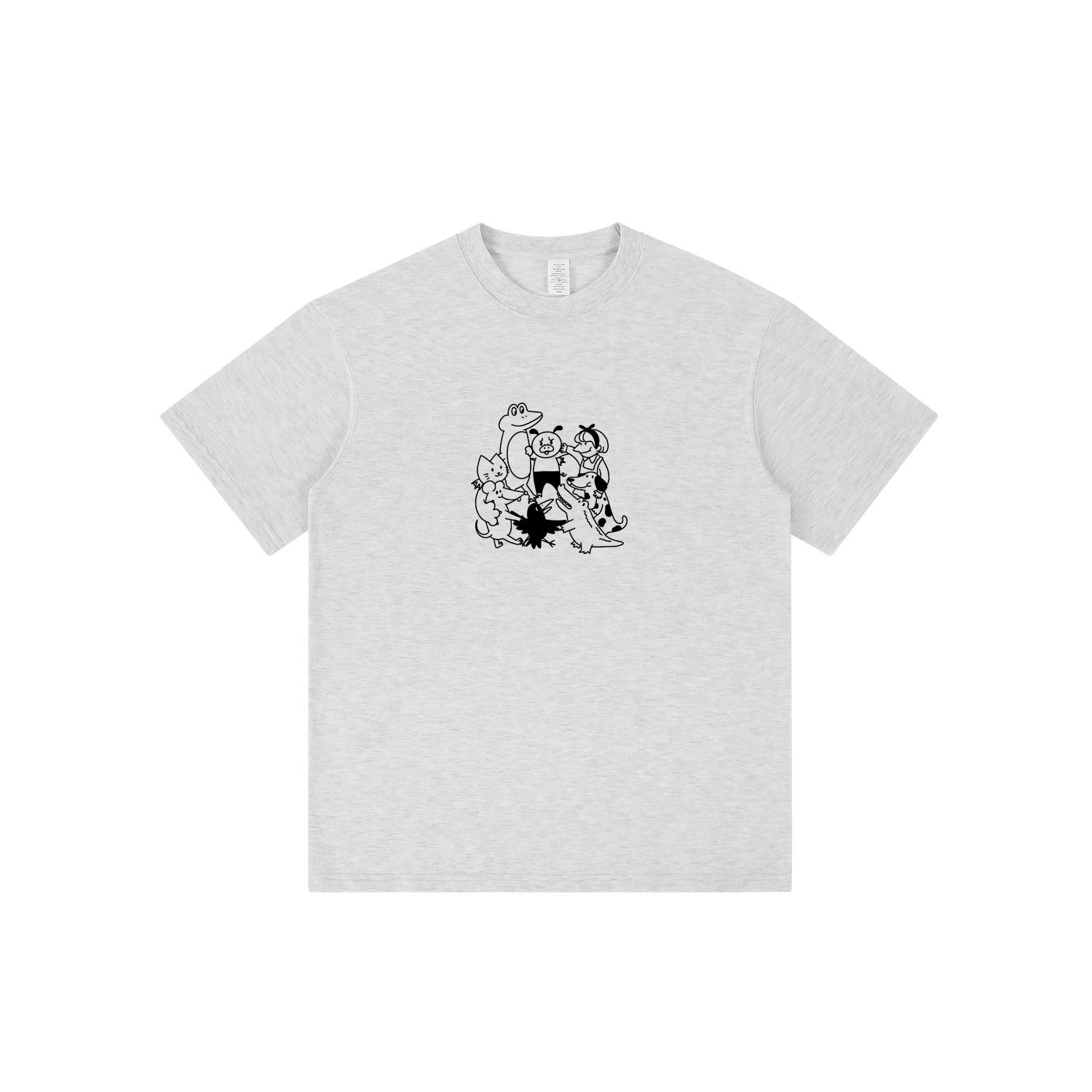 Unisex Retro Cartoon Print Short Sleeve T-shirt - Loose Fit, Round Neck, Trendy Summer Style 3XL
Unisex Retro Cartoon Print Short Sleeve T-shirt - Loose Fit, Round Neck, Trendy Summer Style 3XL