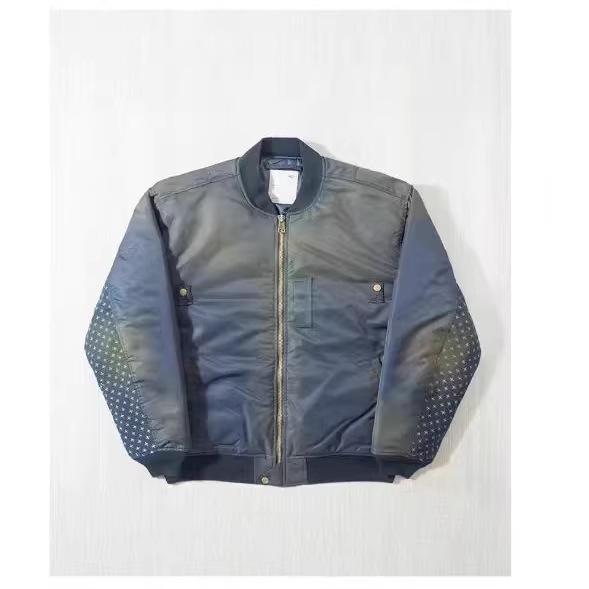 Nissan Yu Wenle Style Distressed Patchwork MA1 Cotton Long Sleeve Jacket S
Nissan Yu Wenle Style Distressed Patchwork MA1 Cotton Long Sleeve Jacket S