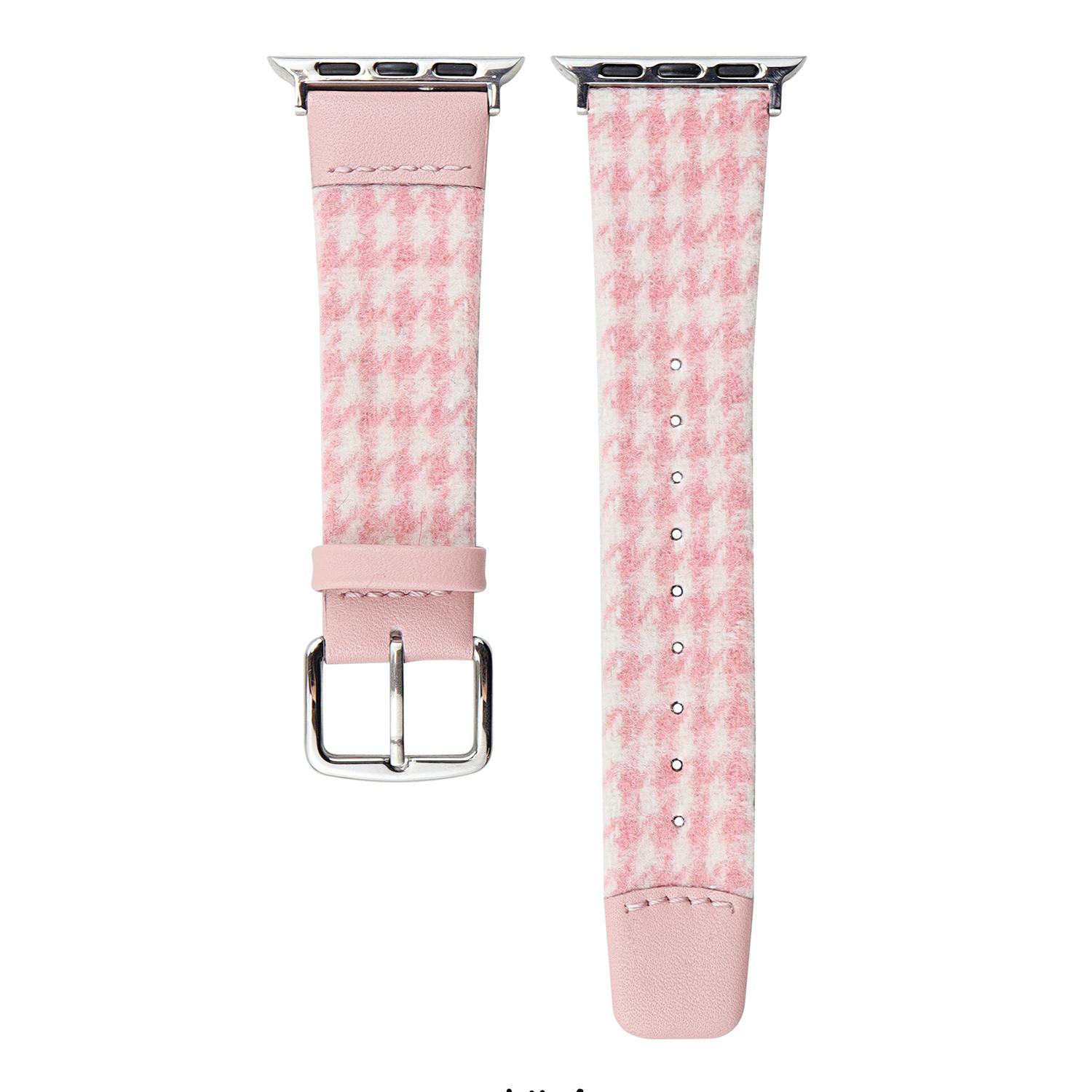 Woolen Fabric Leather Strap for Apple Watch Series 10 9 8 7 SE 6 5 4 3 2 1 42mm 41mm 40mm 38mm Watch Band Pink
Woolen Fabric Leather Strap for Apple Watch Series 10 9 8 7 SE 6 5 4 3 2 1 42mm 41mm 40mm 38mm Watch Band Pink