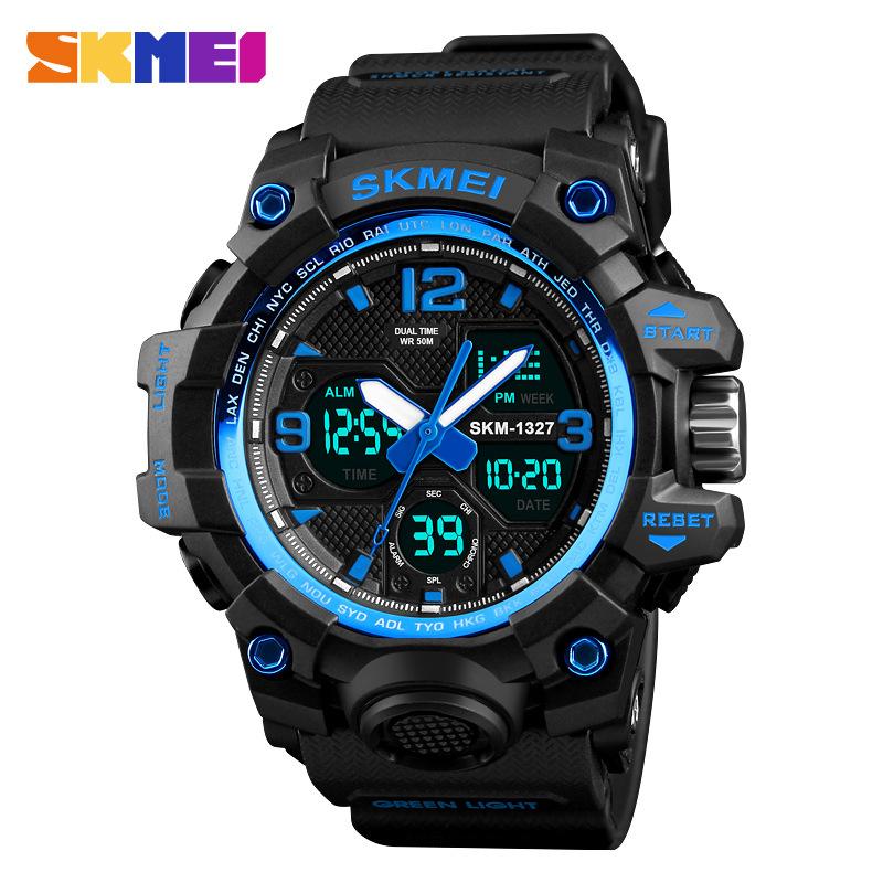 Moment Beauty Fashion Creative Double Display Electronic Watch, Student Couple Double Time Stopwatch Alarm Sports Watch Female синій
Moment Beauty Fashion Creative Double Display Electronic Watch, Student Couple Double Time Stopwatch Alarm Sports Watch Female синій