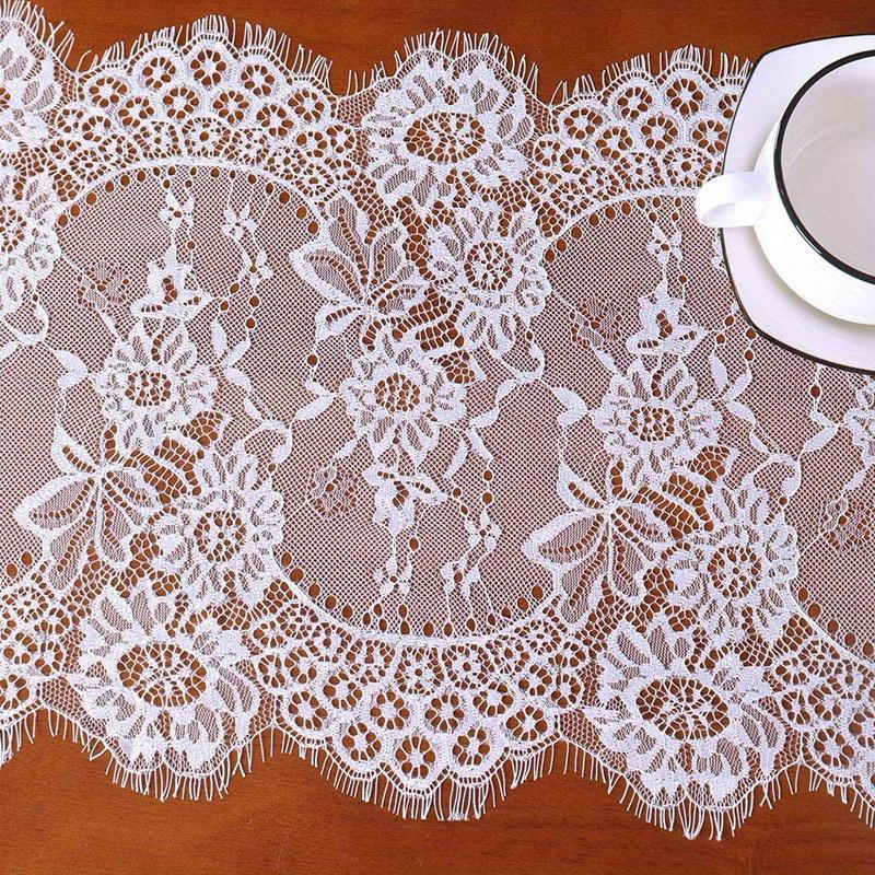 1Pc Elegant White Lace Table Flag Wedding Home Decor French Style Party белый
1Pc Elegant White Lace Table Flag Wedding Home Decor French Style Party белый