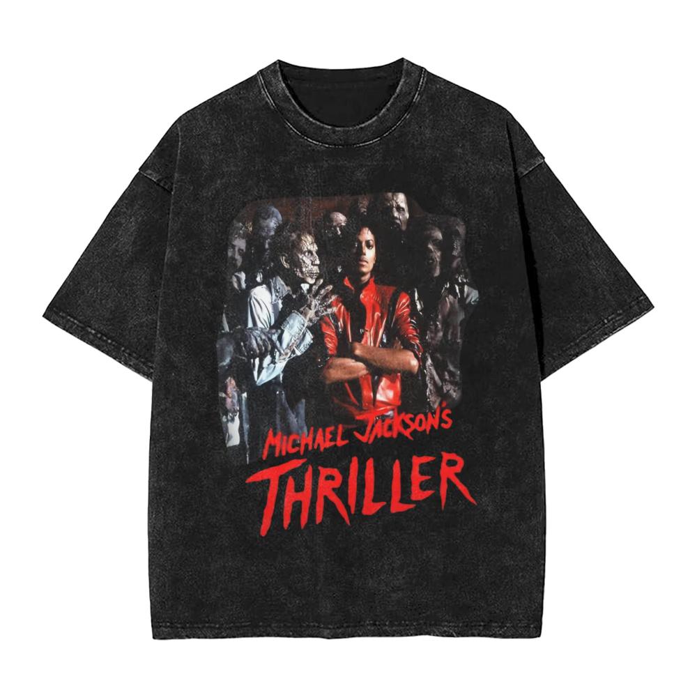 Michael Jackson Washed TShirts Thriller The New Hipster TShirts Sleeve Street Style Tshirt Summer Casual O Neck Plus Size Tees M
Michael Jackson Washed TShirts Thriller The New Hipster TShirts Sleeve Street Style Tshirt Summer Casual O Neck Plus Size Tees M