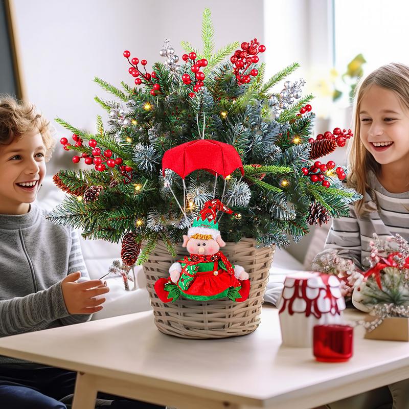Christmas Parachute Doll Pendant Doll Figurine Christmas Toys Tree Ornaments Figurine Doll Pendant For Wedding Table Decorations As Show красный
Christmas Parachute Doll Pendant Doll Figurine Christmas Toys Tree Ornaments Figurine Doll Pendant For Wedding Table Decorations As Show красный
