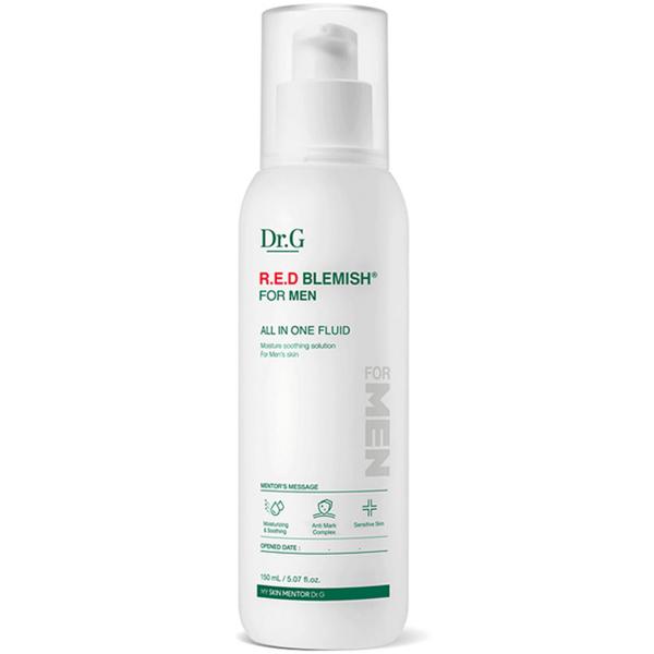 Dr.G Red Blemish for Men флюид All-in-One, 150мл, 1 шт, лучшая мужская косметика Кореи
Dr.G Red Blemish for Men флюид All-in-One, 150мл, 1 шт, лучшая мужская косметика Кореи