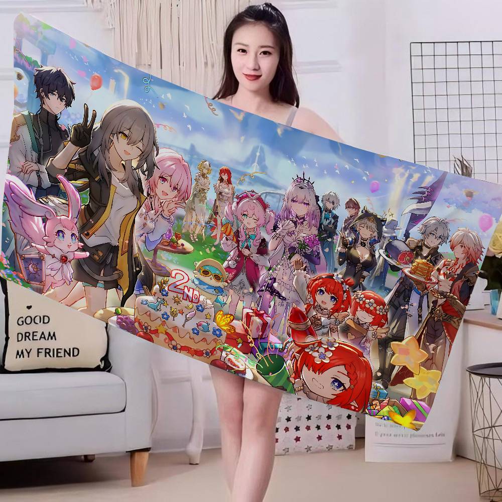 Honkai Star Rais game Big Microfiber Beach Towels Quick Dry Towel Sand Beach Towels Pool Towel for Travel Swim Pool Yoga W40*H60(CM)
Honkai Star Rais game Big Microfiber Beach Towels Quick Dry Towel Sand Beach Towels Pool Towel for Travel Swim Pool Yoga W40*H60(CM)