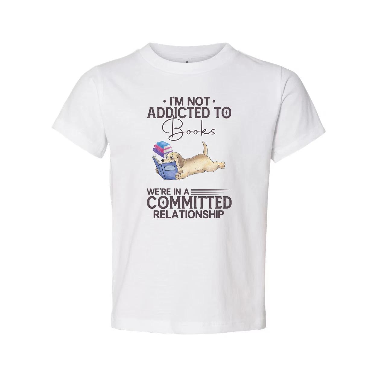 Im Not Addicted To Books Unisex T Shirt With Reading Dog Illustration And Commit 3XL
Im Not Addicted To Books Unisex T Shirt With Reading Dog Illustration And Commit 3XL