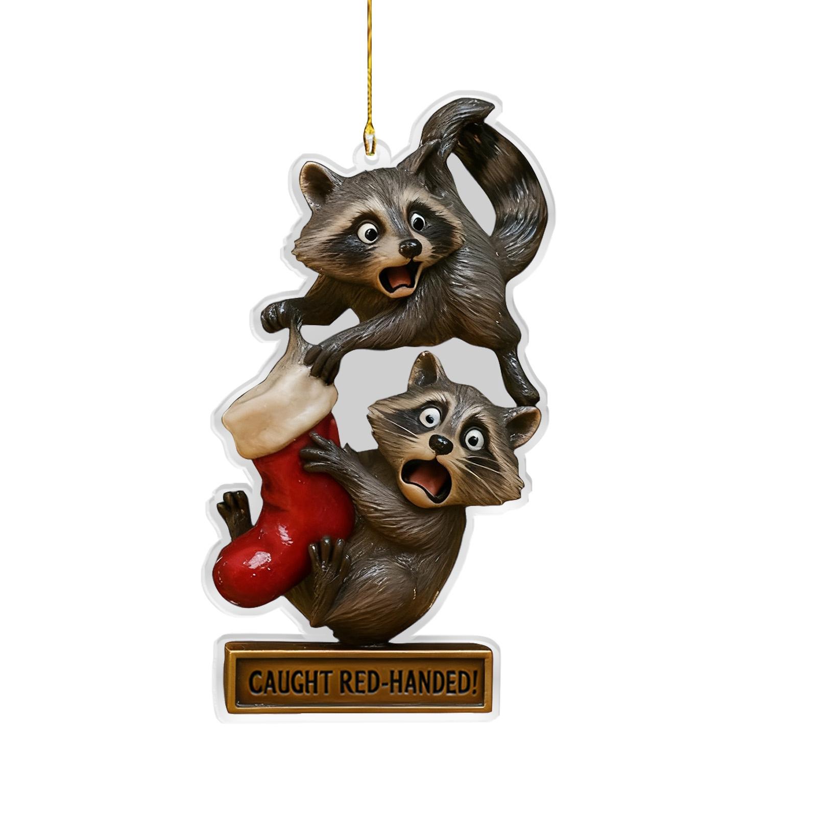 Hilarious Raccoon Christmas Ornament Acrylic Christmas Tree Decoration A Humorous Raccoon Gift For One Size
Hilarious Raccoon Christmas Ornament Acrylic Christmas Tree Decoration A Humorous Raccoon Gift For One Size