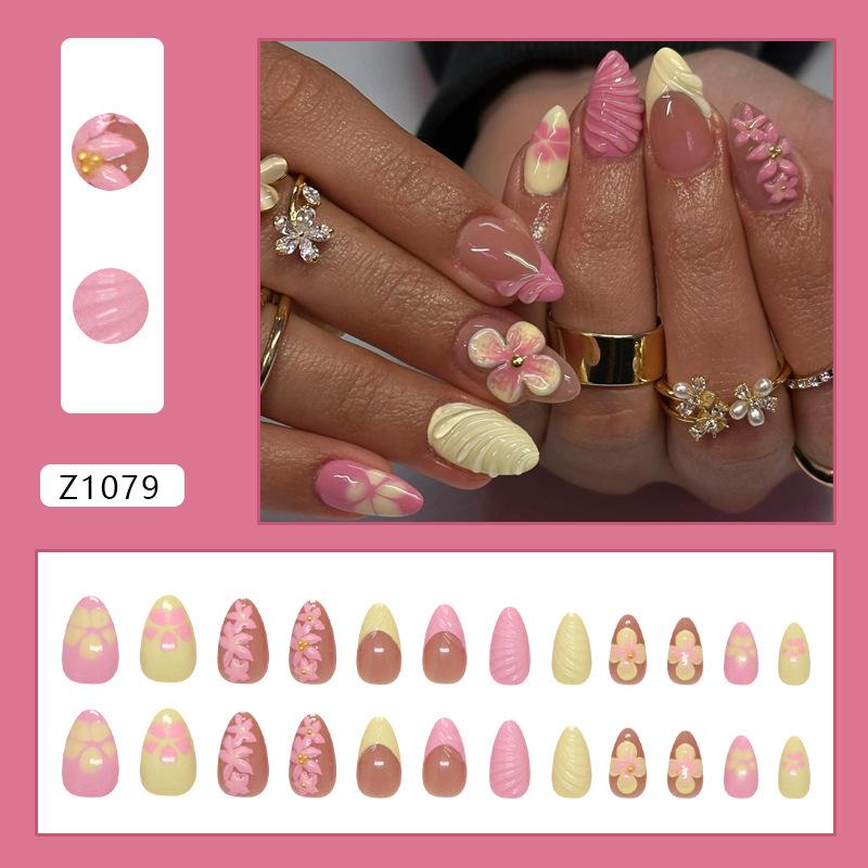 Трехмерный летний градиент чистого желания, темпераментный универсальный европейский и американский стиль, съемный нейл-арт, 24 штуки
Трехмерный летний градиент чистого желания, темпераментный универсальный европейский и американский стиль, съемный нейл-арт, 24 штуки