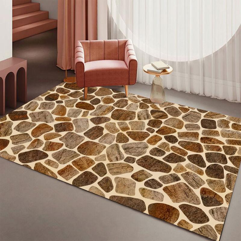 Pebble Stone Texture Rug Natural Rustic Doormat NonSlip Easy Clean Modern Decor Carpet for Living Room Bedroom Pet Friendly 40X60cm
Pebble Stone Texture Rug Natural Rustic Doormat NonSlip Easy Clean Modern Decor Carpet for Living Room Bedroom Pet Friendly 40X60cm