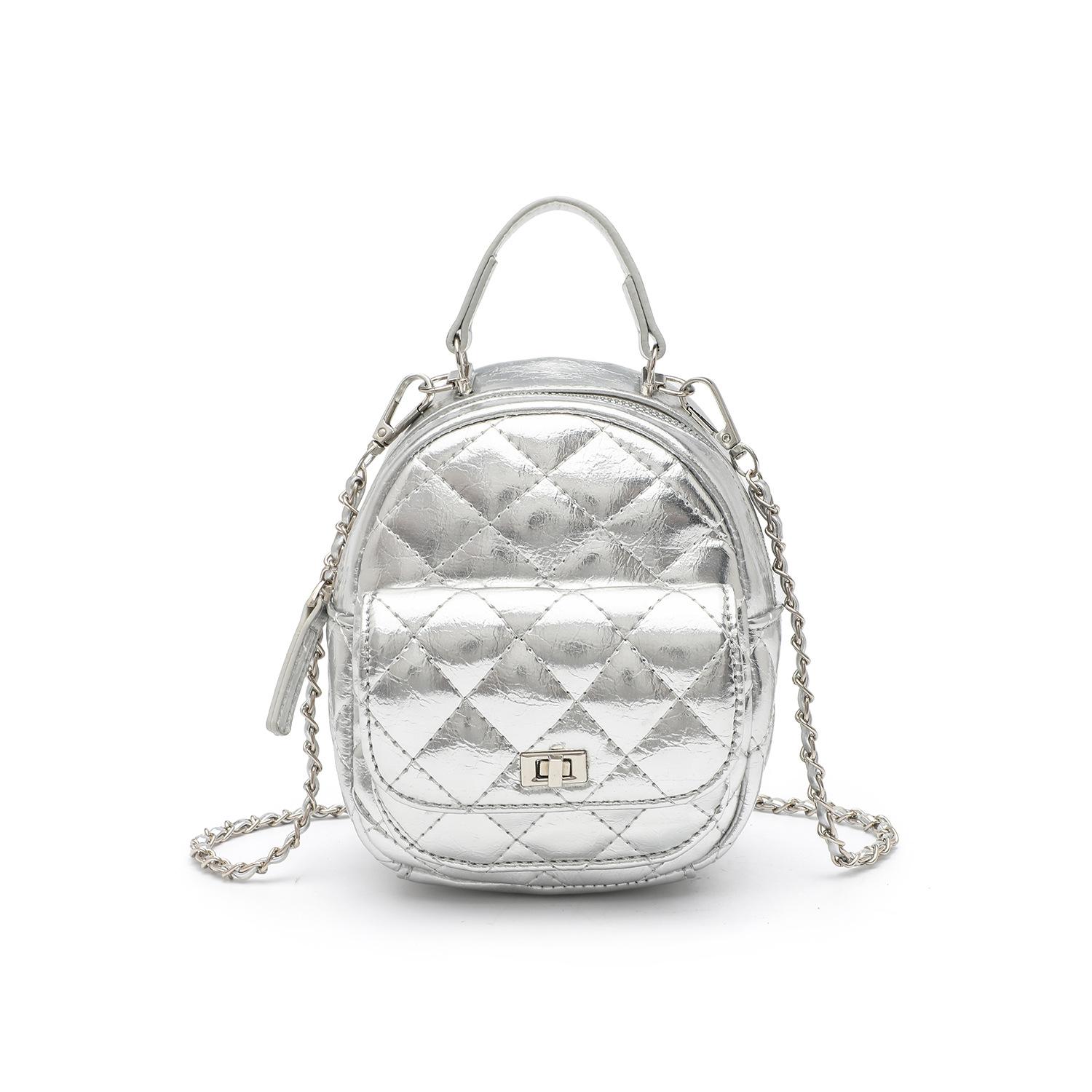 Korean leisure rhombus backpack women s fashion texture travel small schoolbag niche simple versatile chain small backpack серебряный
Korean leisure rhombus backpack women s fashion texture travel small schoolbag niche simple versatile chain small backpack серебряный