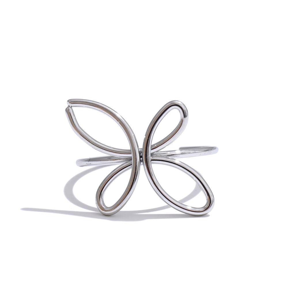 Yhpup Minimalist Stainless Steel Hollow Flower Adjustable Ring for Women Sleek Metal Tarnish Resistant Trending Jewelry Gift resizable
Yhpup Minimalist Stainless Steel Hollow Flower Adjustable Ring for Women Sleek Metal Tarnish Resistant Trending Jewelry Gift resizable