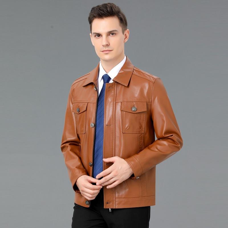 Осенне-зимняя куртка из натуральной кожи для мужчин молодого и среднего возраста, модная и красивая бархатная кожаная куртка для мотоциклистов 4XL
Осенне-зимняя куртка из натуральной кожи для мужчин молодого и среднего возраста, модная и красивая бархатная кожаная куртка для мотоциклистов 4XL