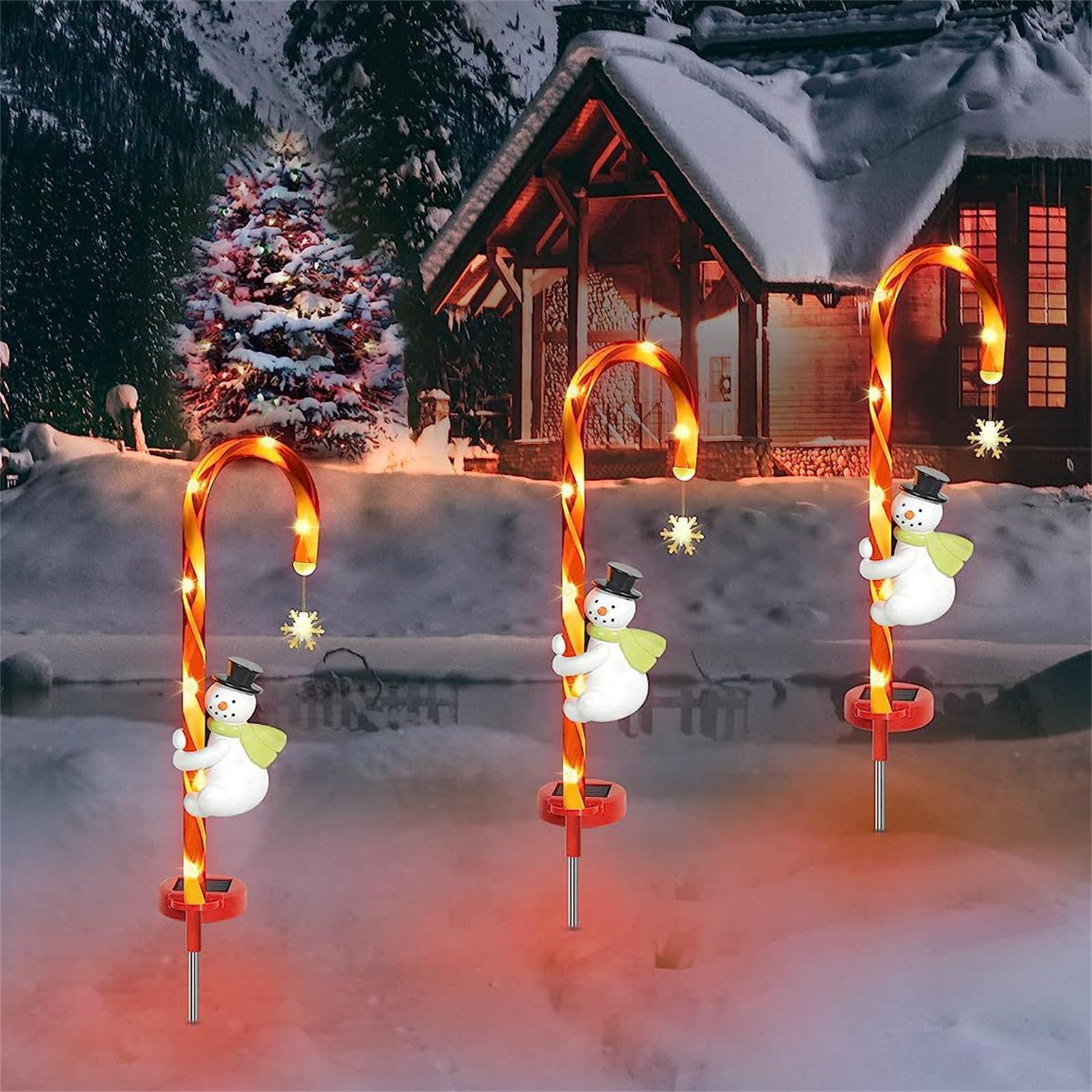 Снеговик Леденец Наземный светильник на солнечной батарее Праздничное украшение Сад Двор One Size
Снеговик Леденец Наземный светильник на солнечной батарее Праздничное украшение Сад Двор One Size