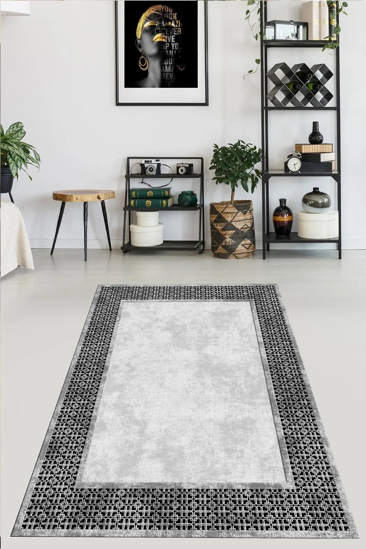 YTRHOME Home Modern E1045-4 Нескользящая точечная основа с цифровой печатью нового поколения для гостиной, кухни, прихожей, ковра и напольного коврика 50 x 80 серый/чёрный
YTRHOME Home Modern E1045-4 Нескользящая точечная основа с цифровой печатью нового поколения для гостиной, кухни, прихожей, ковра и напольного коврика 50 x 80 серый/чёрный