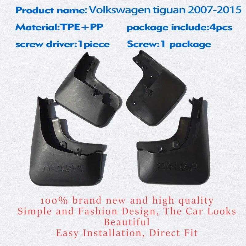 Автомобильные аксессуары для Volkswagen VW Tiguan MK1 2007-2015, брызговики на крыло, брызговики, 4 шт.
Автомобильные аксессуары для Volkswagen VW Tiguan MK1 2007-2015, брызговики на крыло, брызговики, 4 шт.