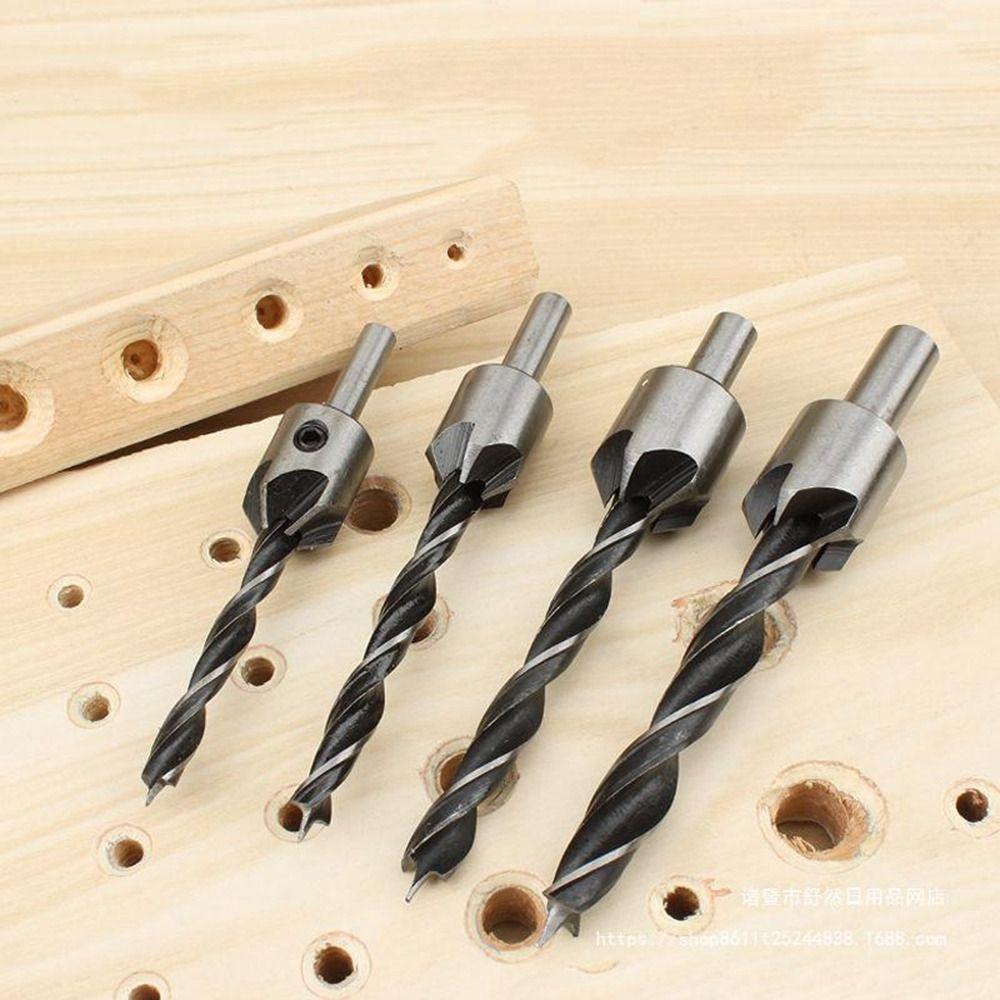5Pcs Round Shank Carpentry Drill High Speed Steel Chamfer Reamer Practical Carpentry Reamer Home
5Pcs Round Shank Carpentry Drill High Speed Steel Chamfer Reamer Practical Carpentry Reamer Home