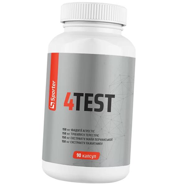 Тестостероновий бустер, 4TEST, Sporter 90 кап (08584003) 90caps
Тестостероновий бустер, 4TEST, Sporter 90 кап (08584003) 90caps