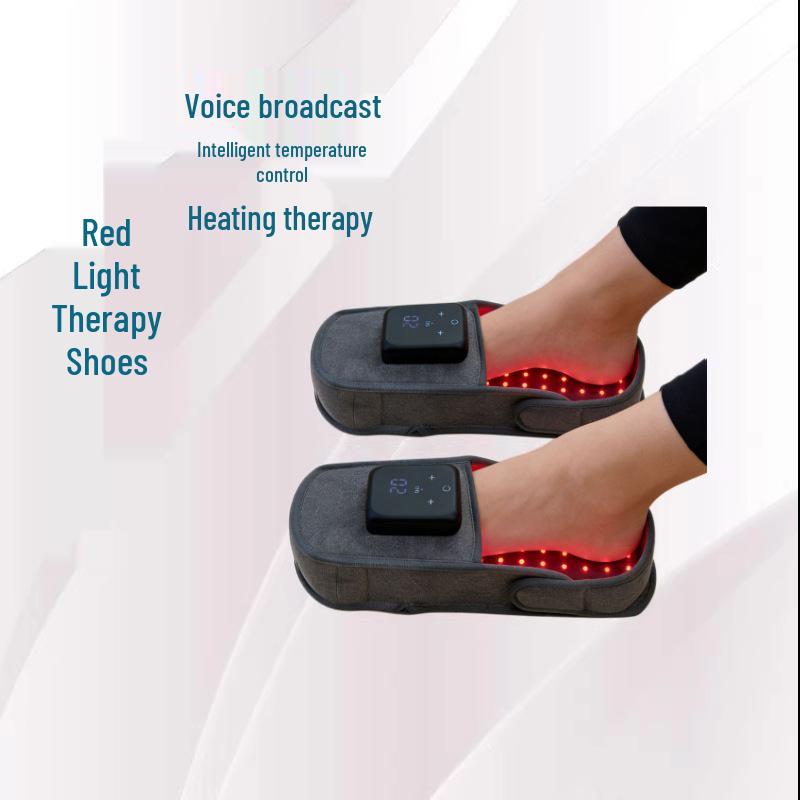 Portable Red Light Therapy Heating Massage Shoes with Voice Broadcast 320x135x64 mm серый
Portable Red Light Therapy Heating Massage Shoes with Voice Broadcast 320x135x64 mm серый