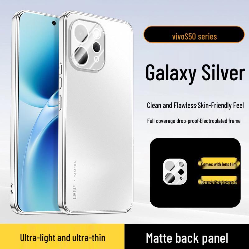 VIVOS50/S30ProMini Matte Electroplated Case with Built-in Lens Protection for S18/S19Pro S18
VIVOS50/S30ProMini Matte Electroplated Case with Built-in Lens Protection for S18/S19Pro S18