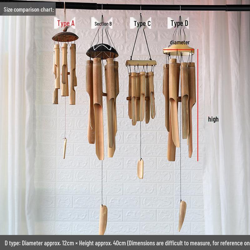 Handmade Bamboo Wind Chimes: Outdoor Hanging Ornaments, Chinese Bamboo Tube Decoration, Perfect As Gifts and Handicrafts.
Handmade Bamboo Wind Chimes: Outdoor Hanging Ornaments, Chinese Bamboo Tube Decoration, Perfect As Gifts and Handicrafts.