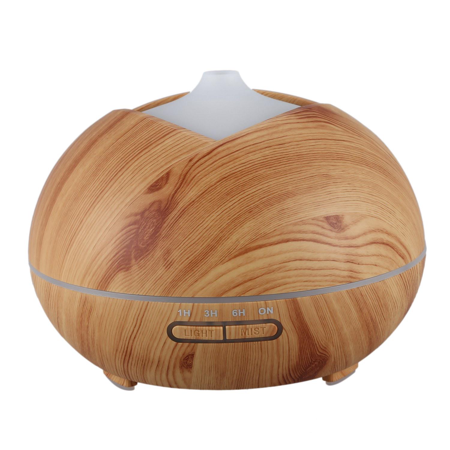 400ml Wood Grain Air Humidifier Essential Oil Aroma Diffuser with 7 Colors Light Brown/EU Plug
400ml Wood Grain Air Humidifier Essential Oil Aroma Diffuser with 7 Colors Light Brown/EU Plug